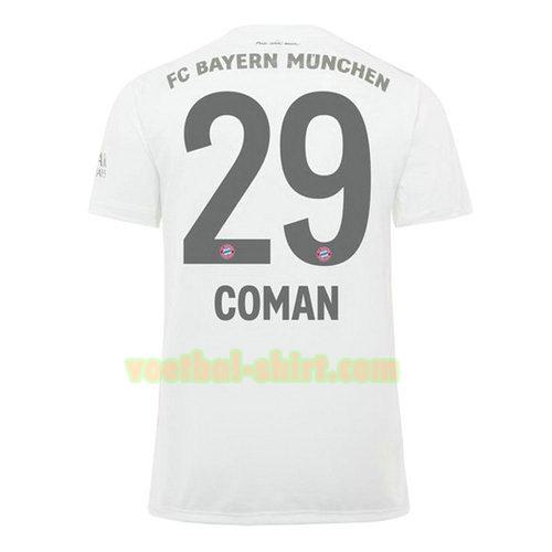 coman 29 bayern münchen uit shirt 2019-2020 mannen