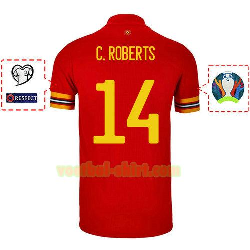 connor roberts 14 wales thuis shirt 2020 mannen