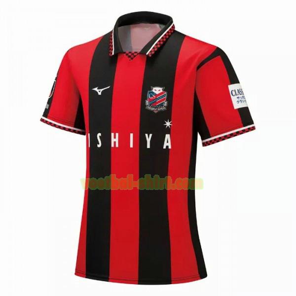 consadole sapporo thuis shirt 2021 2022 thailand rood zwart mannen