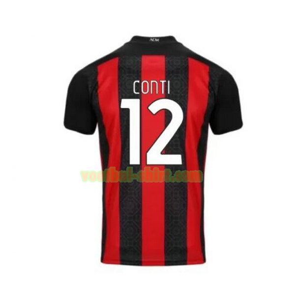 conti 12 ac milan thuis shirt 2020-2021 mannen