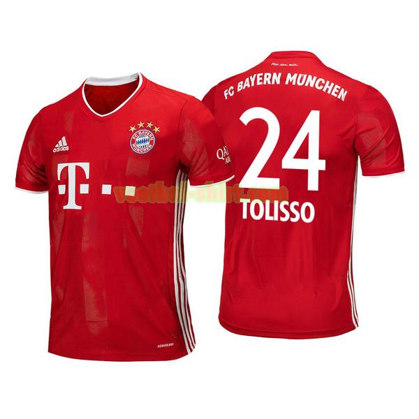 corentin tolisso 24 bayern münchen thuis shirt 2020-2021 mannen