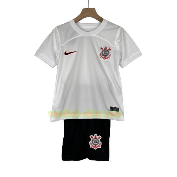 corinthians thuis shirt 2023 2024 wit kinderen