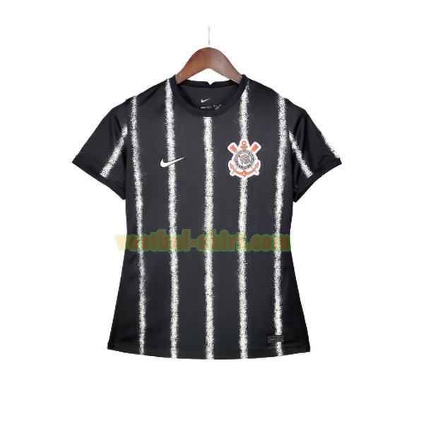 corinthians uit shirt 2021 2022 zwart dames