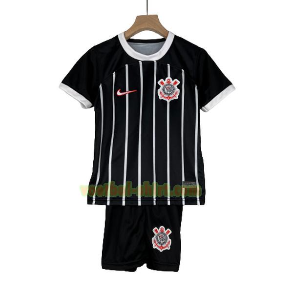 corinthians uit shirt 2023 2024 zwart kinderen