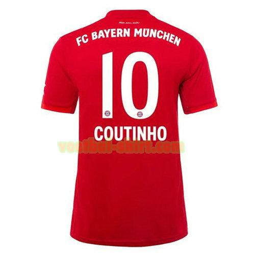 coutinho 10 bayern münchen thuis shirt 2019-2020 mannen