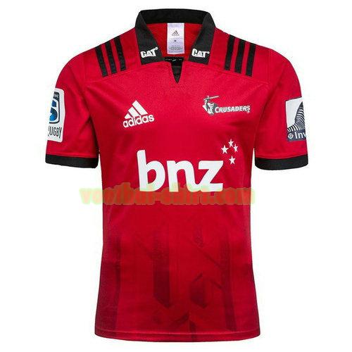 crusaders thuis rugby shirt 2018 rood mannen