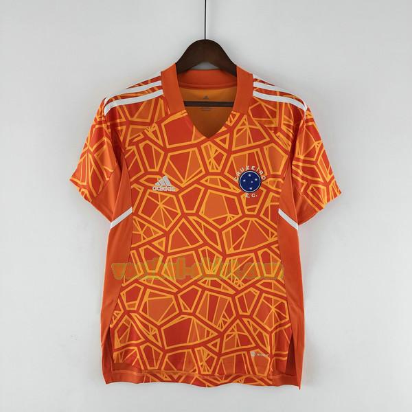 cruzeiro ec doelman shirt 2022 2023 oranje mannen