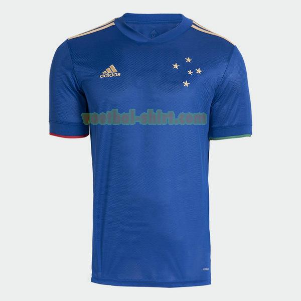 cruzeiro ec thuis shirt 2021 thailand blauw mannen