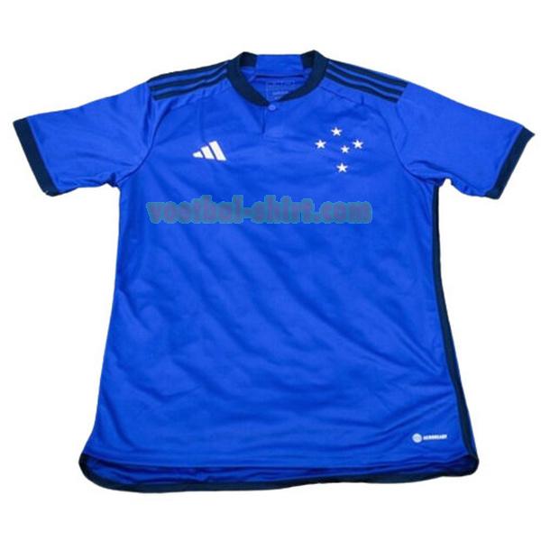 cruzeiro ec thuis shirt 2023 2024 thailand blauw mannen