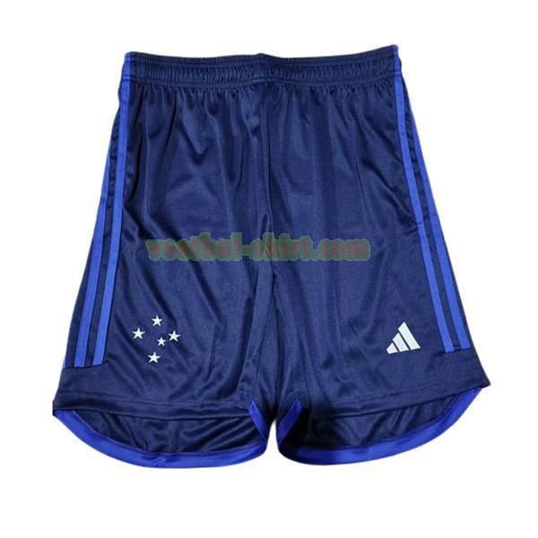 cruzeiro ec thuis shorts 2023 2024 thailand blauw mannen