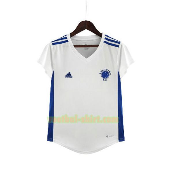 cruzeiro ec uit shirt 2022 2023 wit dames