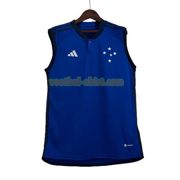 cruzeiro ec vest thuis shirt 2023 2024 blauw mannen