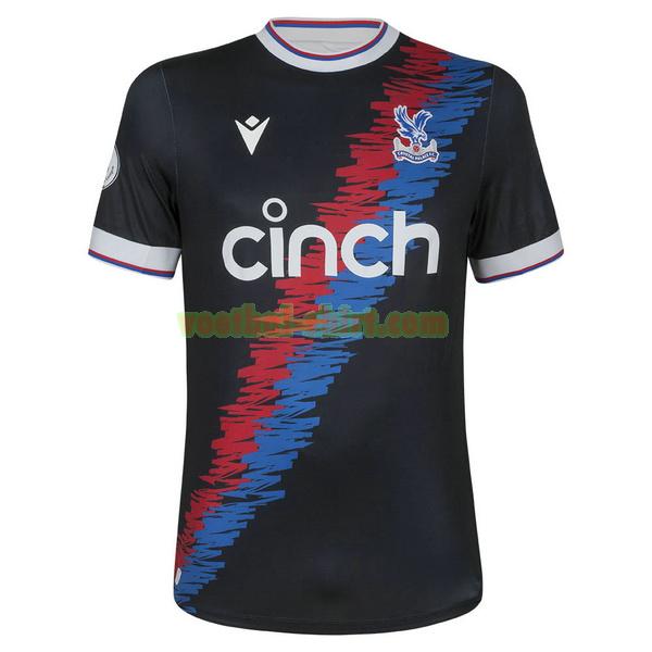 crystal palace 3e shirt 2022 2023 thailand zwart mannen