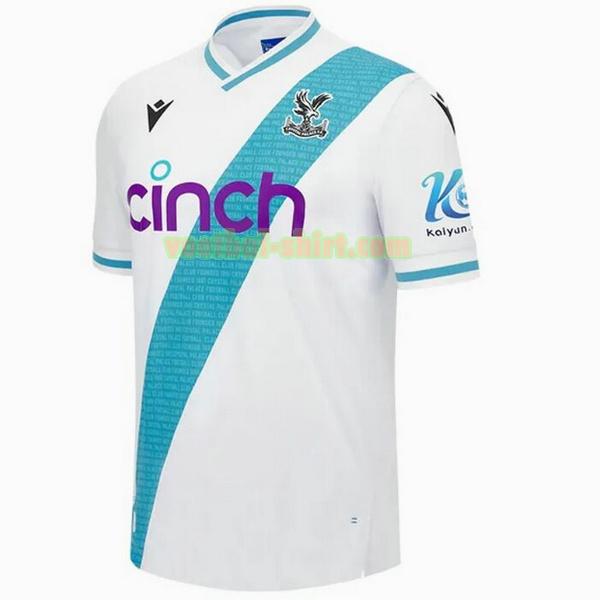 crystal palace uit shirt 2023 2024 thailand wit mannen