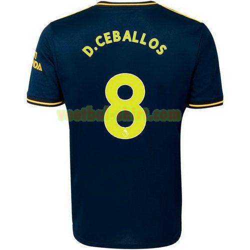 d.ceballos 8 arsenal 3e shirt 2019-2020 mannen