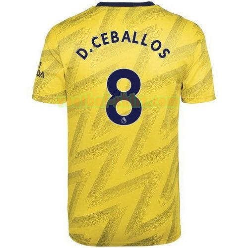 d.ceballos 8 arsenal uit shirt 2019-2020 mannen