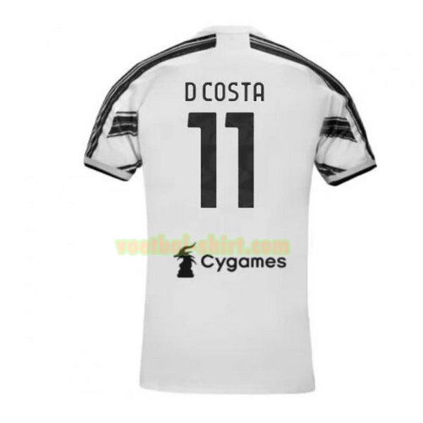 d costa 11 juventus thuis shirt 2020-2021 mannen