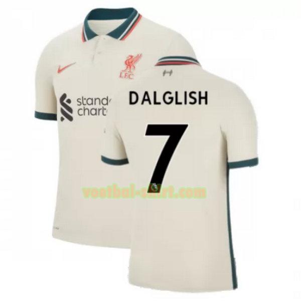 dalglish 7 liverpool uit shirt 2021 2022 geel mannen