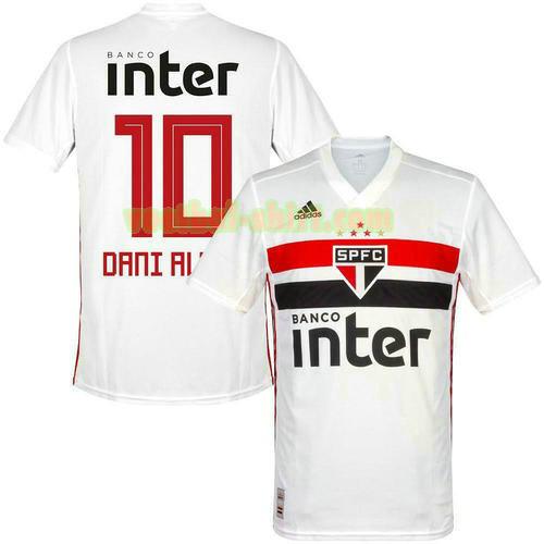 dani alves 10 sao paulo thuis shirt 2019-2020 mannen