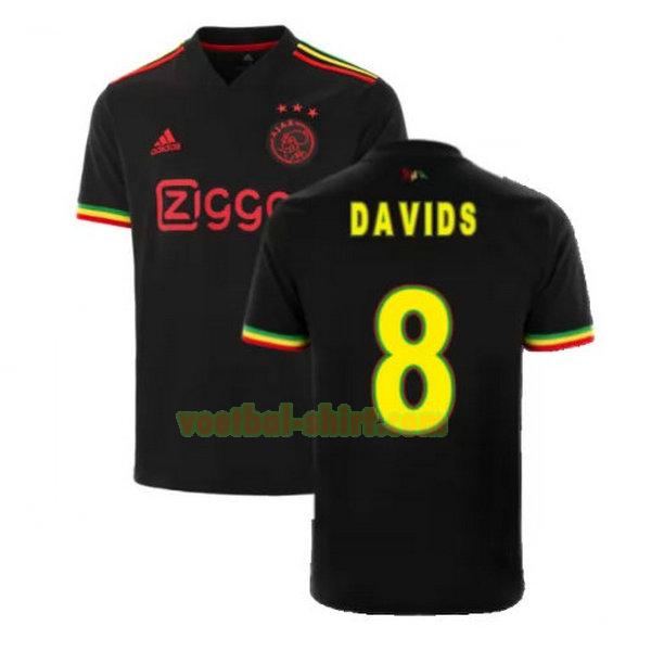 davids 8 ajax 3e shirt 2021 2022 zwart mannen