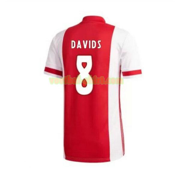 davids 8 ajax thuis shirt 2020-2021 mannen