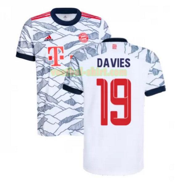 davies 19 bayern münchen 3e shirt 2021 2022 zwart mannen