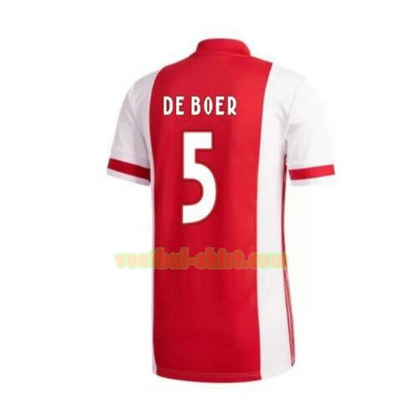 de boer 5 ajax thuis shirt 2020-2021 mannen