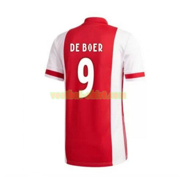 de boer 9 ajax thuis shirt 2020-2021 mannen