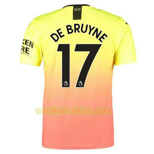 de bruyne 17 manchester city 3e shirt 2019-2020 mannen