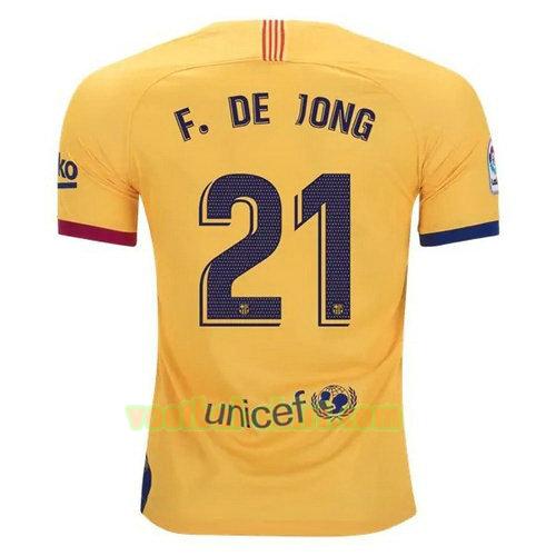 de jong 21 barcelona uit shirt 2019-2020 mannen