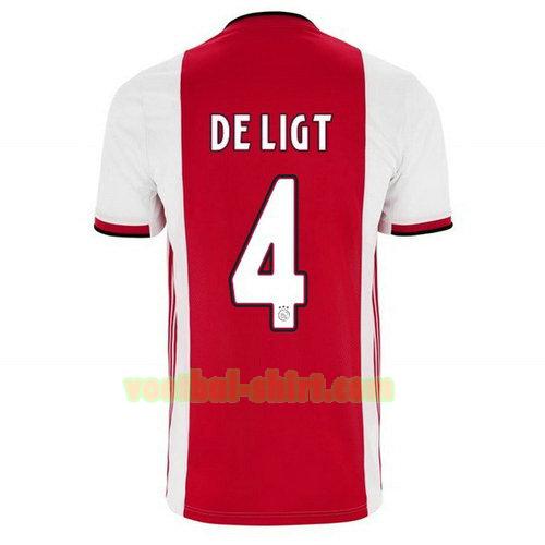 de ligt 4 ajax thuis shirt 2019-2020 mannen