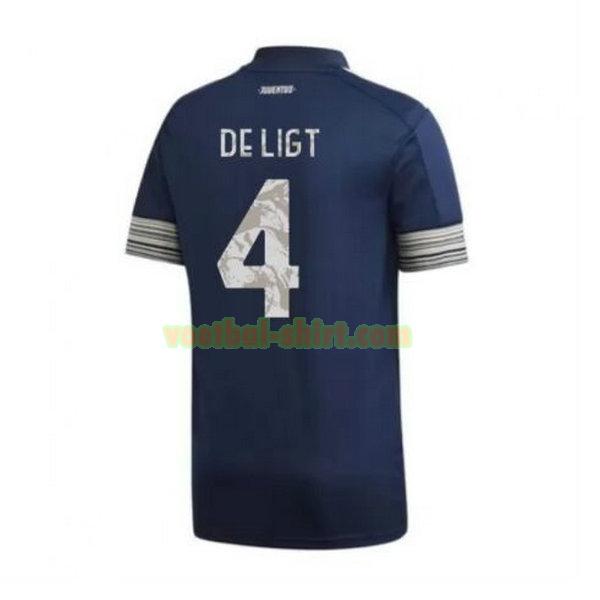 de ligt 4 juventus uit shirt 2020-2021 mannen