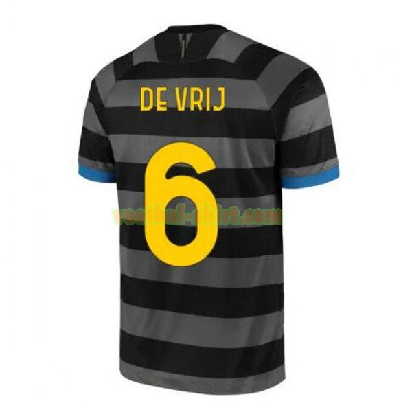 de vrij 6 inter milan 3e shirt 2020-2021 grijs mannen