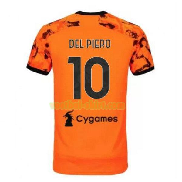 del piero 10 juventus 3e shirt 2020-2021 mannen