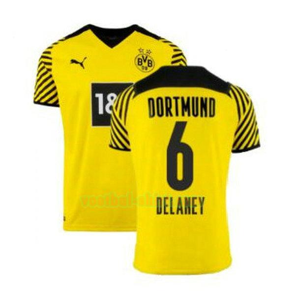 delaney 6 borussia dortmund thuis shirt 2021 2022 geel mannen