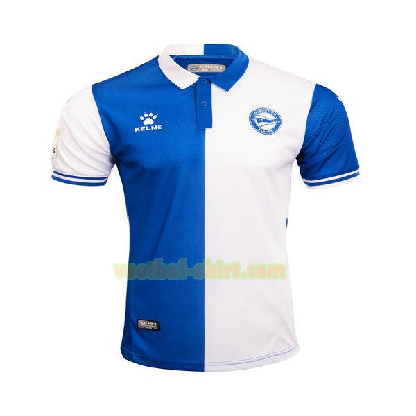 deportivo alaves thuis shirt 2021 2022 thailand blauw wit mannen