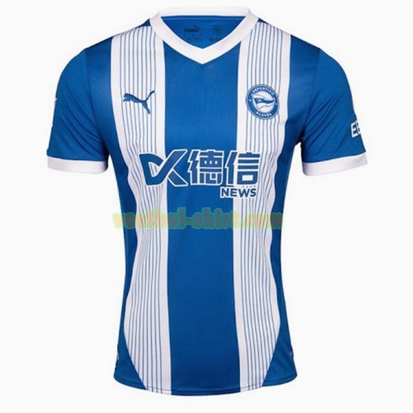 deportivo alaves thuis shirt 2024 2025 thailand blauw mannen