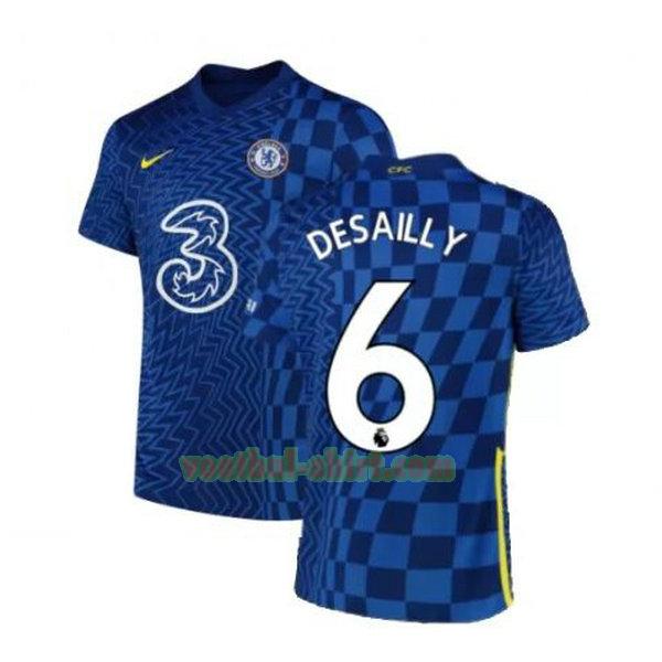 desailly 6 chelsea thuis shirt 2021 2022 blauw mannen