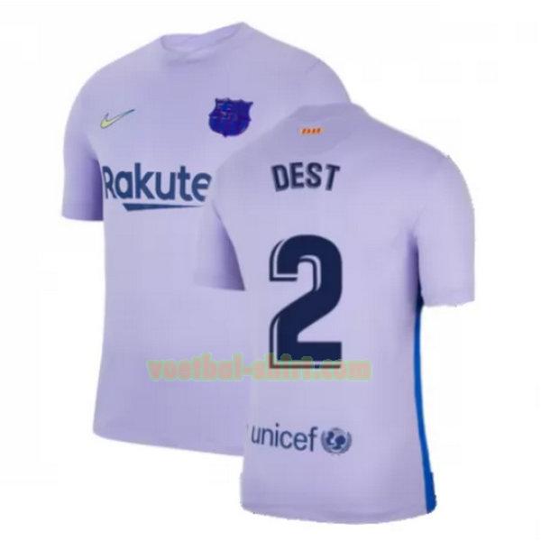 dest 2 barcelona uit shirt 2021 2022 geel mannen