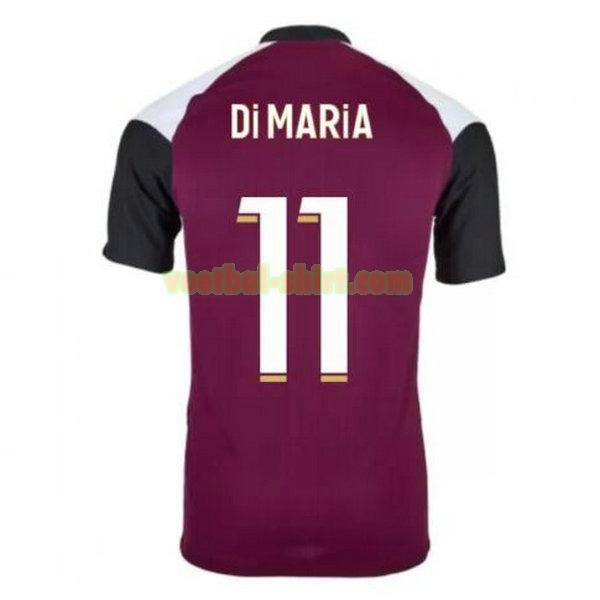 di maria 11 paris saint germain 3e shirt 2020-2021 purper mannen