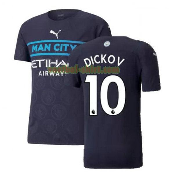 dickov 10 manchester city 3e shirt 2021 2022 zwart mannen