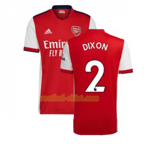 dixon 2 arsenal thuis shirt 2021 2022 rood mannen