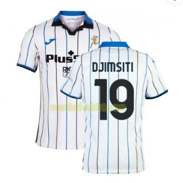 djimsiti 19 atalanta uit shirt 2021 2022 wit mannen