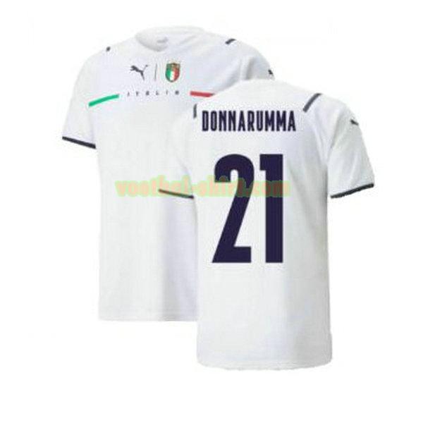 donnarumma 21 italië uit shirt 2021 2022 wit mannen