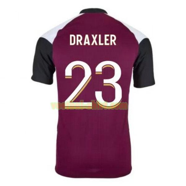 draxler 23 paris saint germain 3e shirt 2020-2021 purper mannen