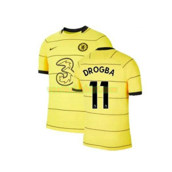 drogba 11 chelsea 3e shirt 2021 2022 geel mannen