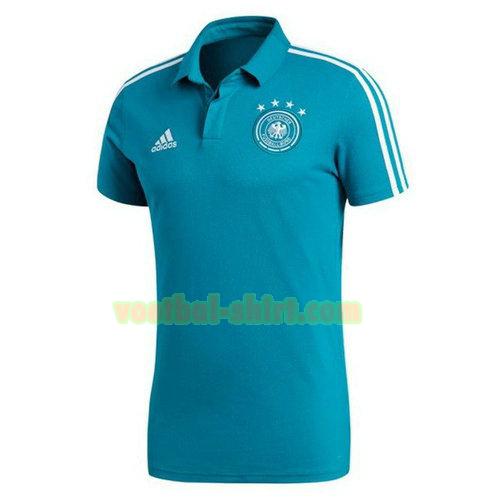 duitsland poloshirt 2018 blauw mannen