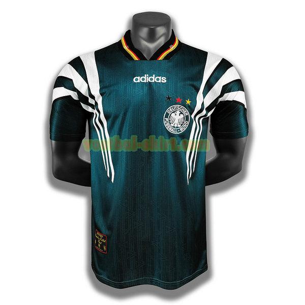 duitsland uit player shirt 1996 groen mannen