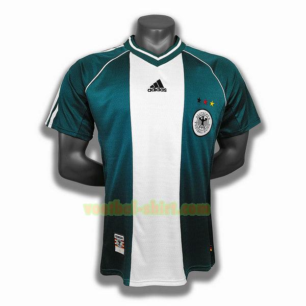 duitsland uit player shirt 1998 groen mannen