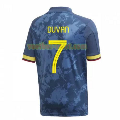 duvan 7 colombia uit shirt 2020 mannen